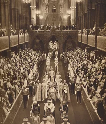 A procissão do Queens, 12 de maio de 1937