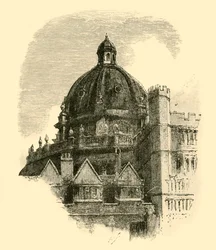 Biblioteca Radcliffe, do Quadrilátero de Brasenose, 1898.