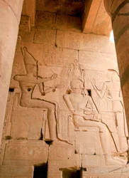 O Ramesseum, Luxor, Tebas, Egito, Século 20