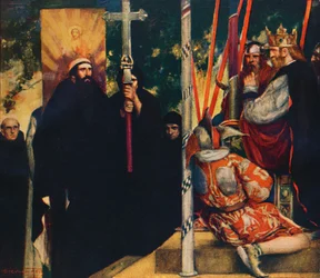 A recepção de Santo Agostinho por Ethelbert, 1912