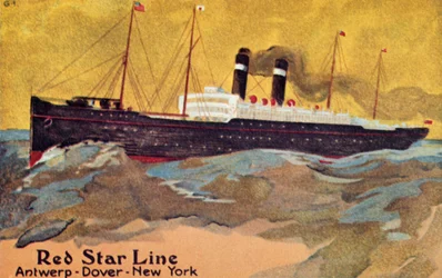 A Linha Estrela Vermelha, c1900.