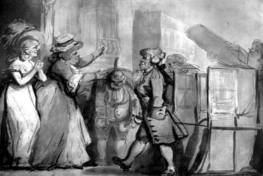 O retorno de St James após a honra do Knighthood, 1792