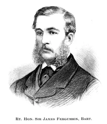 O honorável senhor James Fergusson, 1886
