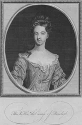 O honorável direito a condessa de Ranelagh, 1786.
