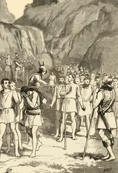 Os romanos passando sob o jugo em Caudine Forks, 1890.