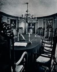 A sala no Capitólio onde o Conselho Executivo se reuniu, c1938