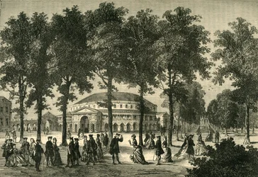 A rotunda, Ranelagh Gardens, c1876.