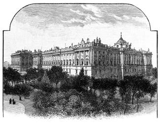 Palácio Real, Madri, Espanha, 1900