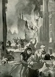 O saco de Louvain, 1919.