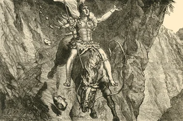 O sacrifício de Curtius, 1890.