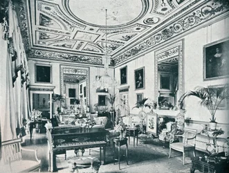 Salão de beleza, Avington, c1908