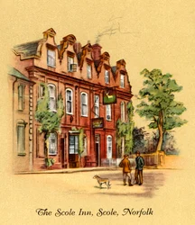 O Scole Inn, Scole, Norfolk, 1939.