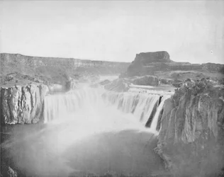 As Cataratas do Shoshone, século XIX