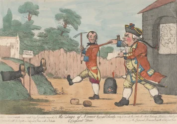 O Cerco de Namur pelo Capitão Shandy e o Cabo Tristam Shandy, 1800-20.