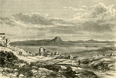 O local de Cartago, 1890.