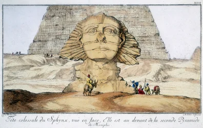 A Esfinge, Egito, 1744