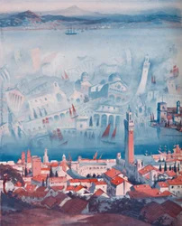 A estranha Fata Morgana vista na Sicília, 1935