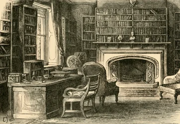 O Estudo em Hawarden, 1898.