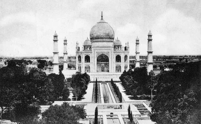 O Taj Mahal, Agra, século 20