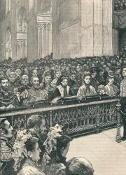 O Serviço de Ação de Graças na Catedral de St. Pauls, 1906