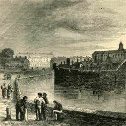 O fosso da torre, c1872.