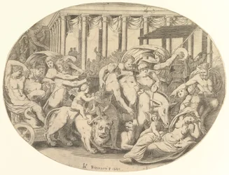O triunfo de Baco, século XVI.
