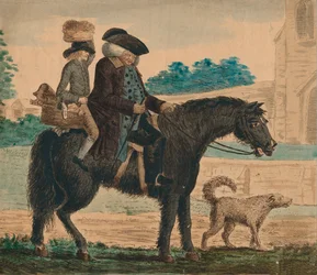 A entrada triunfal de um pão Peck em Grandchester, c1787.