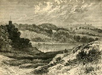 O Vale da Saúde, c1876.