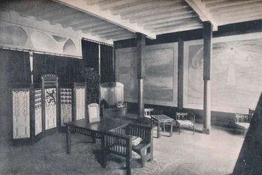 O Vestíbulo da Seção Holandesa na Exposição de Turim, 1902