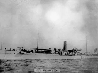 O navio de guerra Vesubio, 1898, 1920