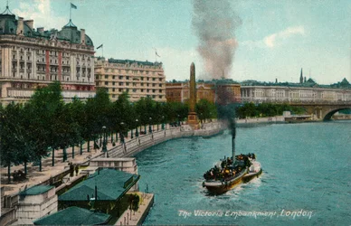 Victoria Embankment, Londres, 1907, c1900-1930