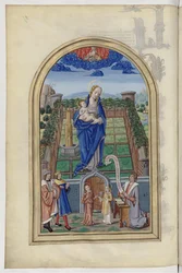 A Virgem Maria. De: canções reais em homenagem à Virgem em Puy d&39;Amiens, 1501-1600