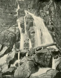 As quedas de Wellington, montagem Wellington, 1901.