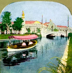 A Lagoa Oeste da Feira Mundial, St Louis, Missouri, 1904