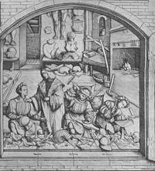 A oficina de Konrad Seusenhofer, século XVII.