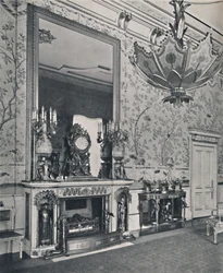 A sala de estar amarela, Palácio de Buckingham, 1939