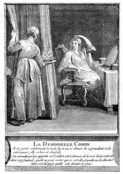A jovem senhora Coirin, 1737, 1885