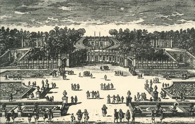 O anfiteatro da Villa Pamphili, 1670, 1903.
