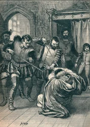 O assassínio do cardeal Beaton, 1546, 1905