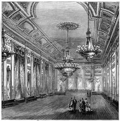 O salão de baile em Williss Rooms, Londres, 1891