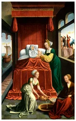 O nascimento da Virgem, c1520 1956