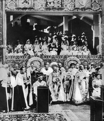 A coroação do rei Jorge V, Abadia de Westminster, 22 de junho de 1911