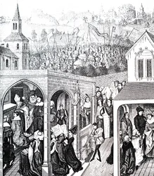 A coroação de Filipe II de França.