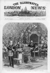A capa do The Illustrated London News, 8 de maio de 1875