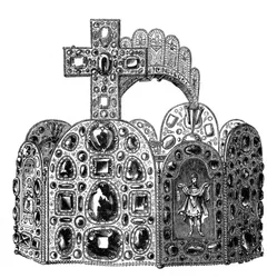 O diadema de Carlos Magno, século x8, 1870
