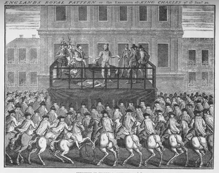 A execução do rei Carlos I, 30 de janeiro de 1649, c1735 1903