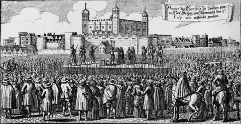 A execução do duque de Monmouth, Tower Hill, Londres, 15 de julho de 1685 1903