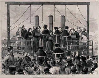 A execução dos niilistas, ca 1881