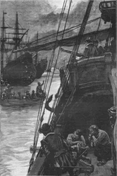O primeiro navio inglês no Pacífico: Sir Francis Drakes Golden Hind em Lima, 1579 1908.