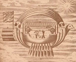 O navio voador, c1709 1919